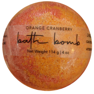 Orange Cranberry Bath Bomb