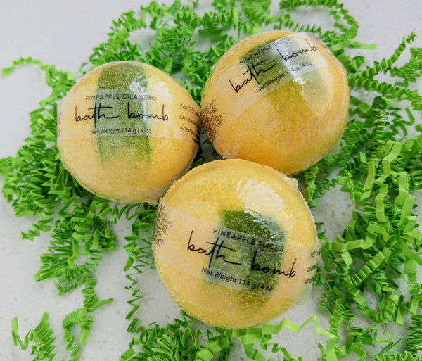 Pineapple Slices Bath Bomb